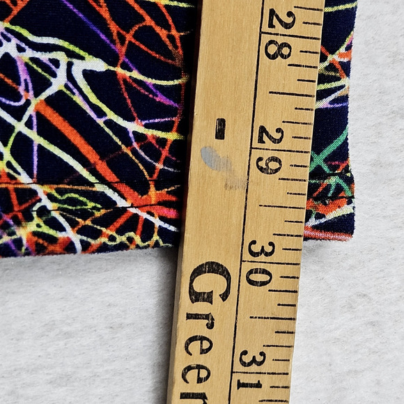 Just Cozy Lined Leggings XL Extra Large Colorful Confetti Party Loungewear - Picture 7 of 7
